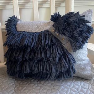 Mop Dog/ Terrier Dog pillow. Martha Stewart made for Macy collection